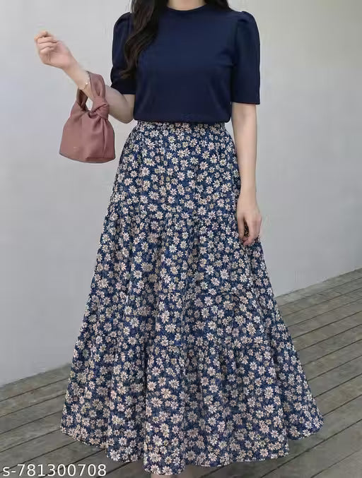 piece dress for girls ,Western wear combo Long